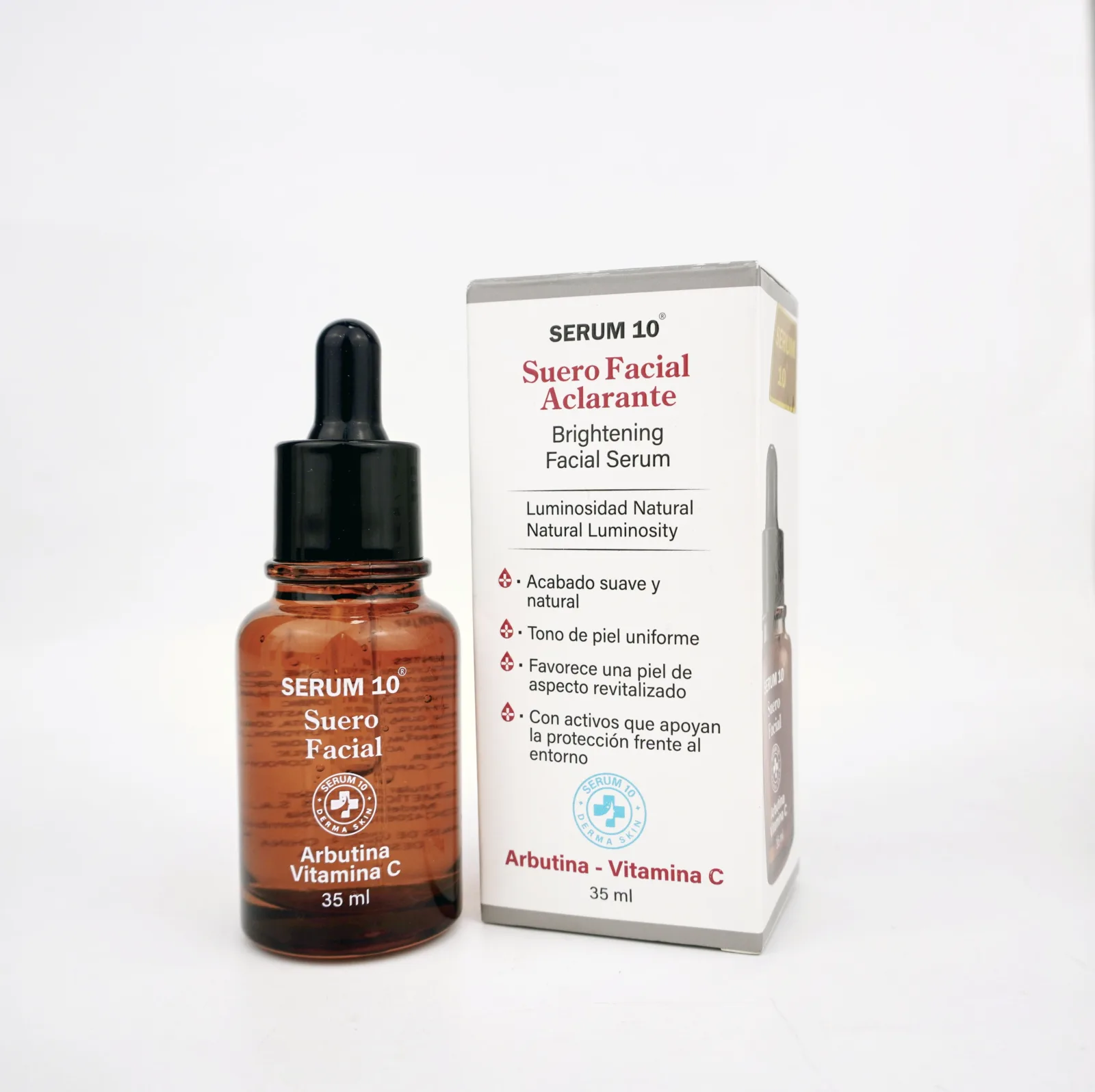 Sérum iluminador de arbutina y vitamina C