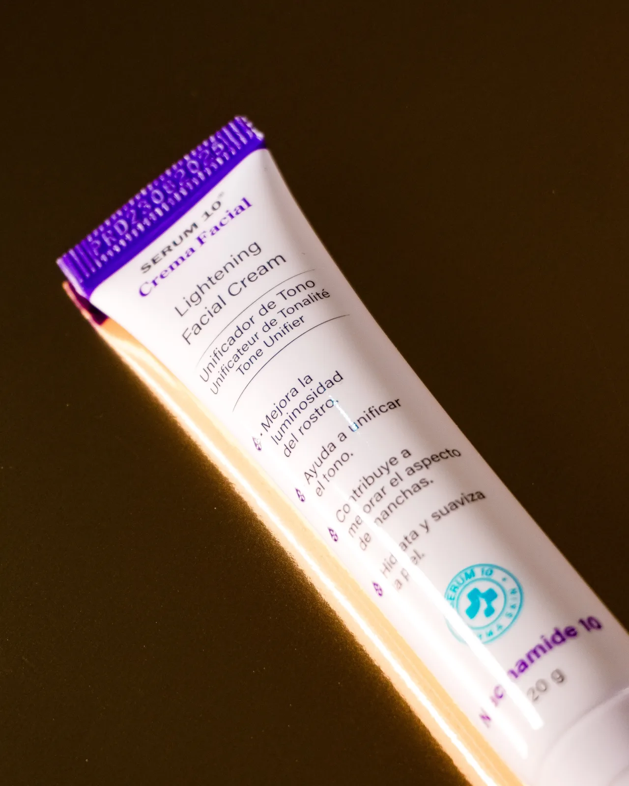 Crema facial de niacinamida x2