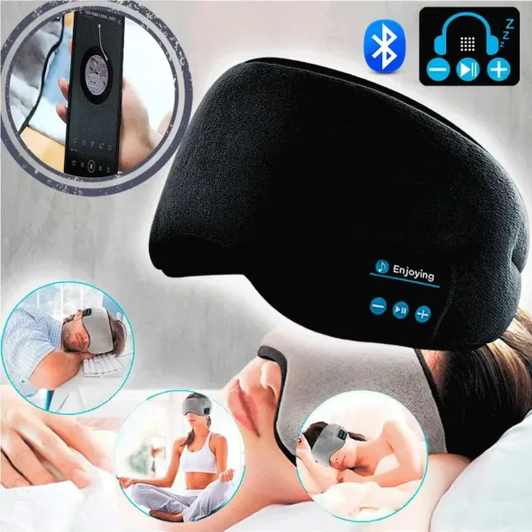 Antifaz para dormir con audífonos bluetooth