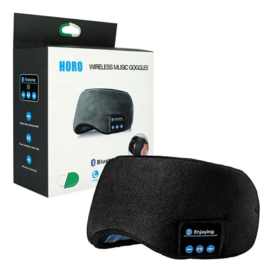 Antifaz para dormir con audífonos bluetooth