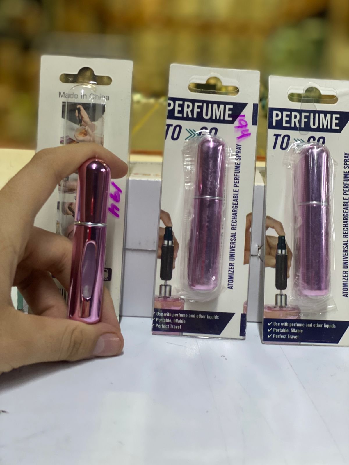 Atomizadores de perfume recargables x3