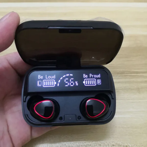 Audífonos inalámbricos M10 con estuche cargador
