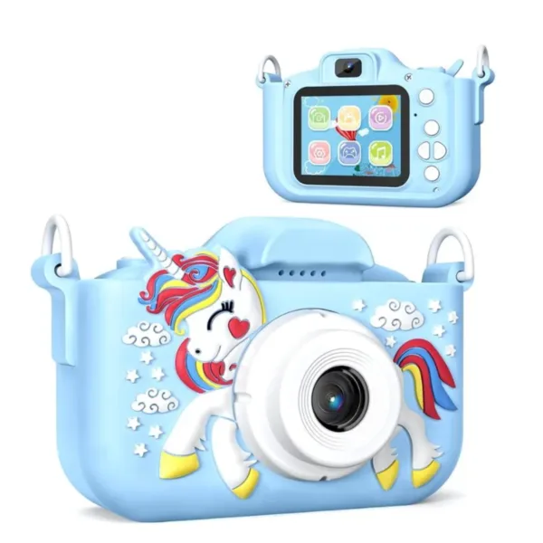 Cámara digital infantil de unicornio