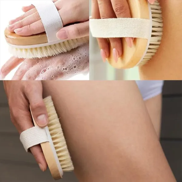 Cepillo exfoliante corporal de cerdas naturales
