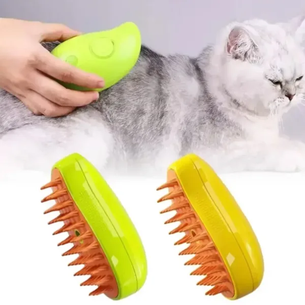 Cepillo de vapor 3 en 1 para mascotas