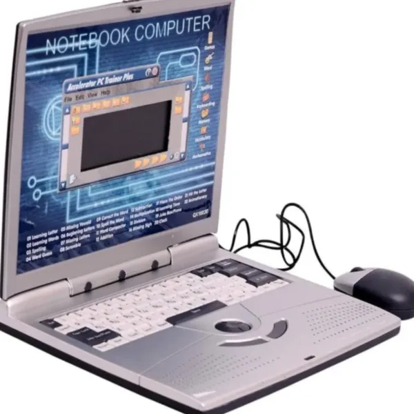 Computador didáctico en inglés con 22 actividades