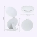 Espejo de maquillaje con luz LED y aumento