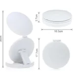 Espejo de maquillaje con luz LED y aumento