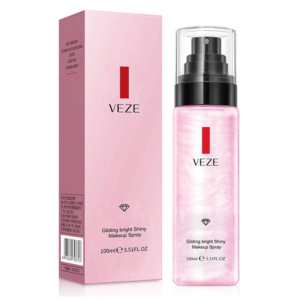 Spray fijador de maquillaje efecto glow