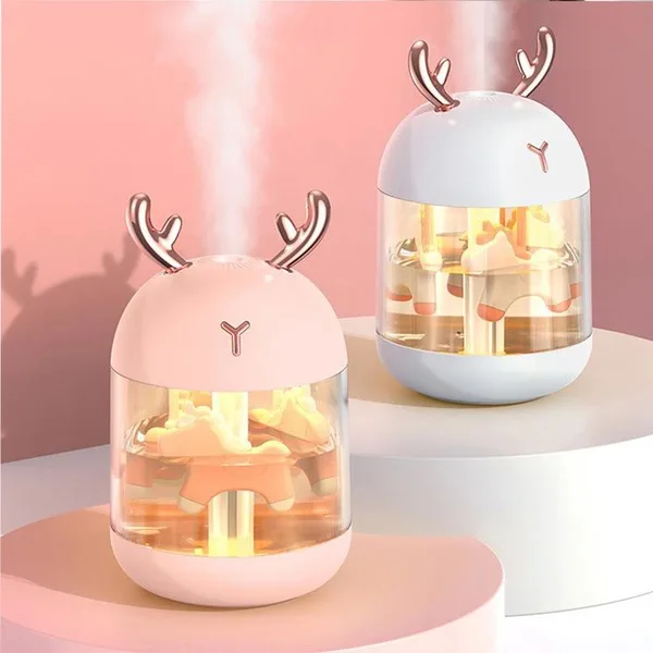 Humidificador de reno con luz