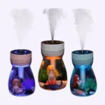 Humidificador decorativo de sirena con luz