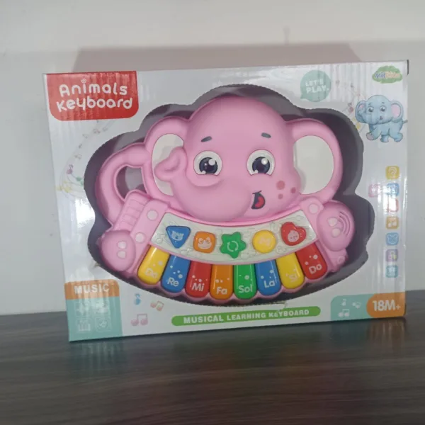 Piano musical elefante con sonidos de animales