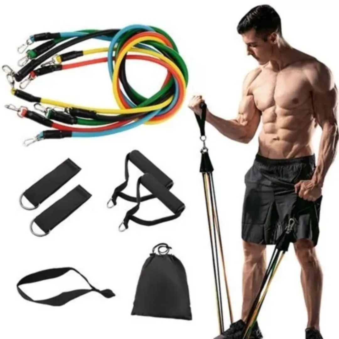 Kit de bandas elásticas tubulares de 11 piezas