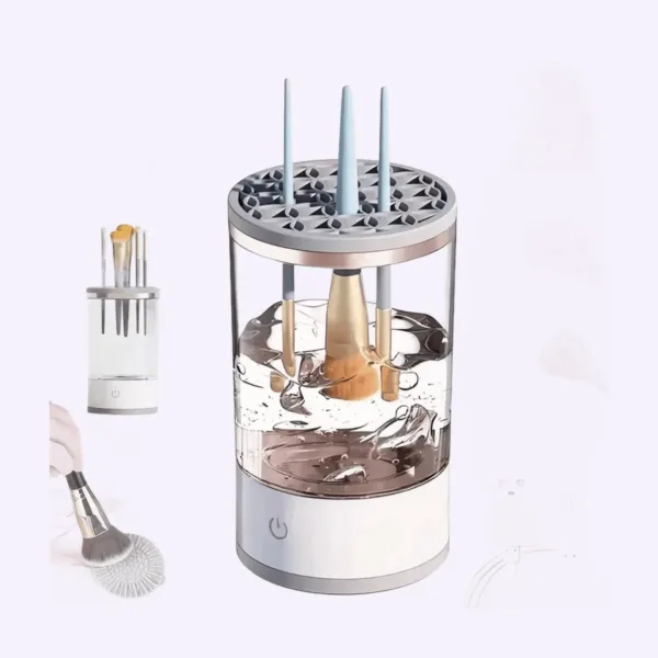 Limpiador eléctrico de brochas de maquillaje