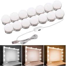 Luces LED tipo Hollywood para espejo