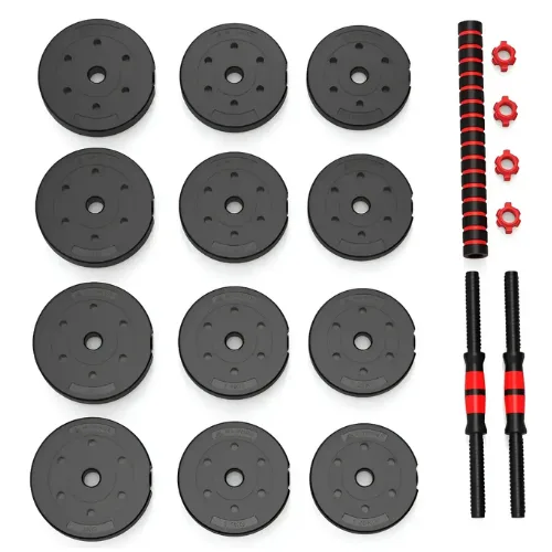 Set de mancuernas ajustables de 10 kg
