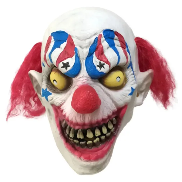 Máscara de payaso terrorífico en látex
