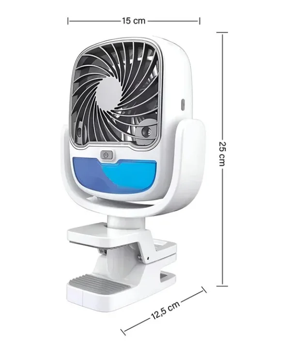Mini enfriador de aire portátil con depósito para hielo