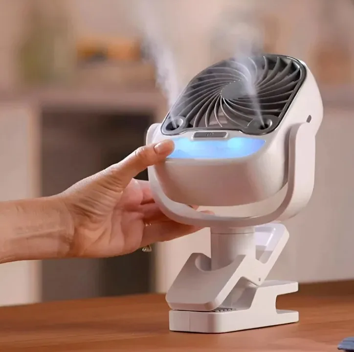 Mini enfriador de aire portátil con depósito para hielo