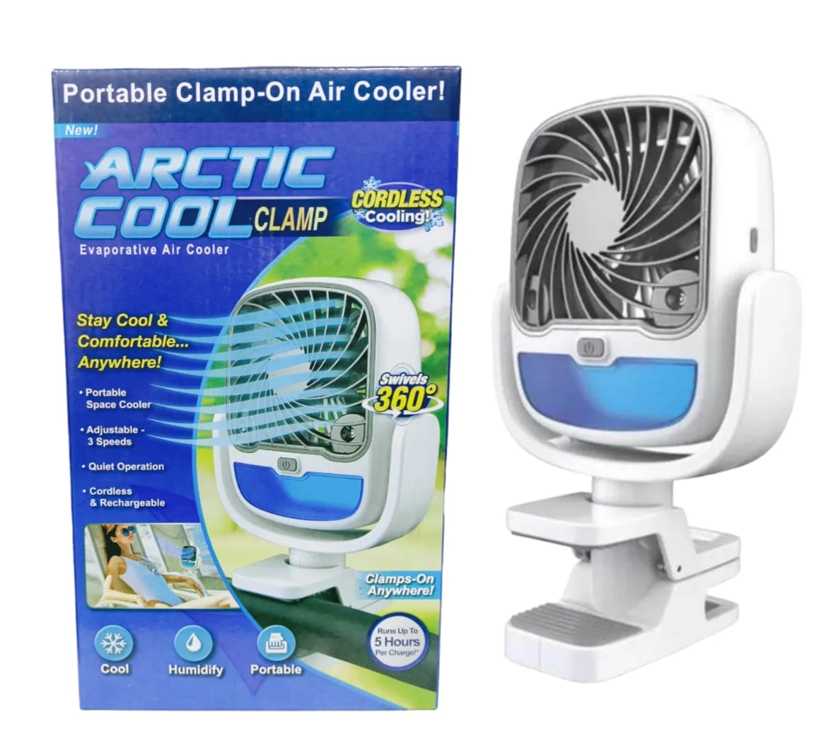 Mini enfriador de aire portátil con depósito para hielo