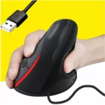 Mouse vertical ergonómico con cable USB