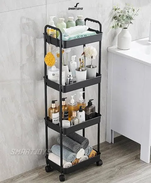 Organizador con ruedas de 4 niveles