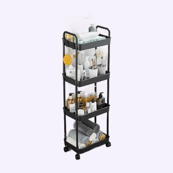 Organizador con ruedas de 4 niveles