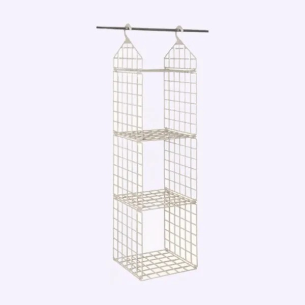 Organizador de closet colgante de rejilla