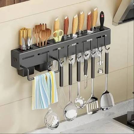 Organizador de utensilios de cocina de pared