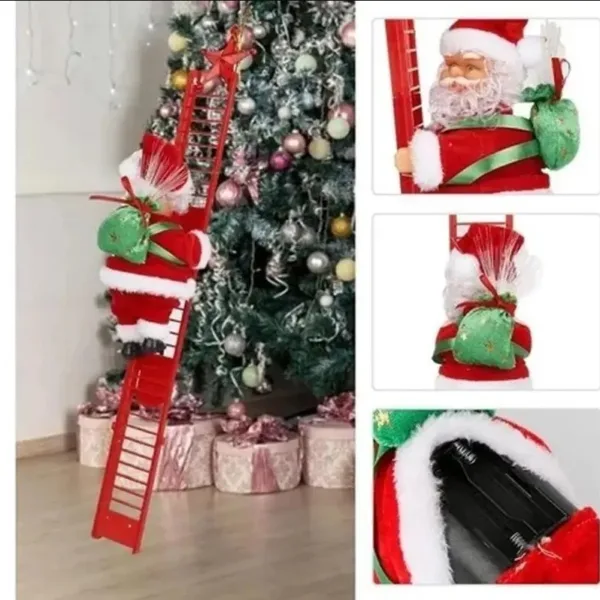 Papá Noel escalador musical