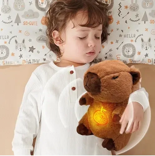 Peluche capibara con luz
