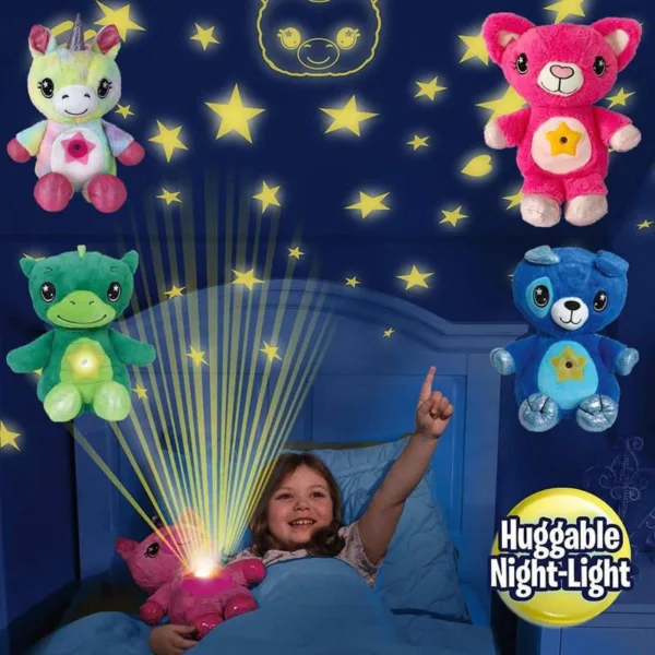 Peluche proyector de estrellas