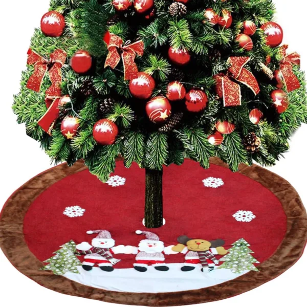 Falda para árbol de Navidad de 120 cm