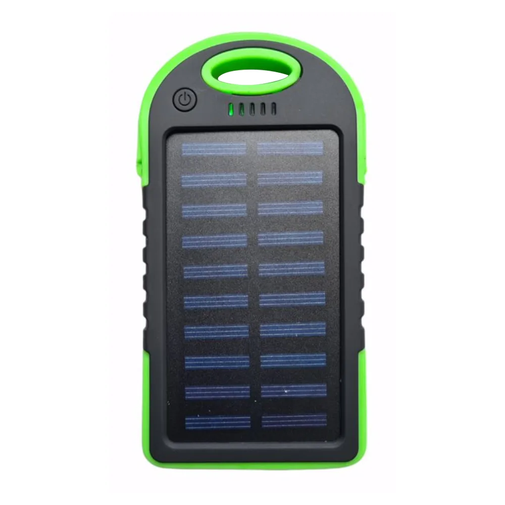 Batería portátil solar de 12.000 mAh con linterna