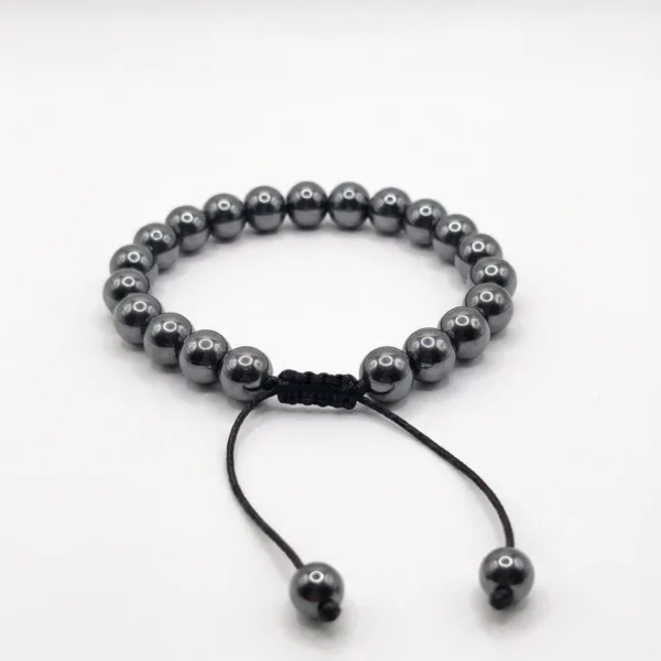 Pulsera de hematita natural