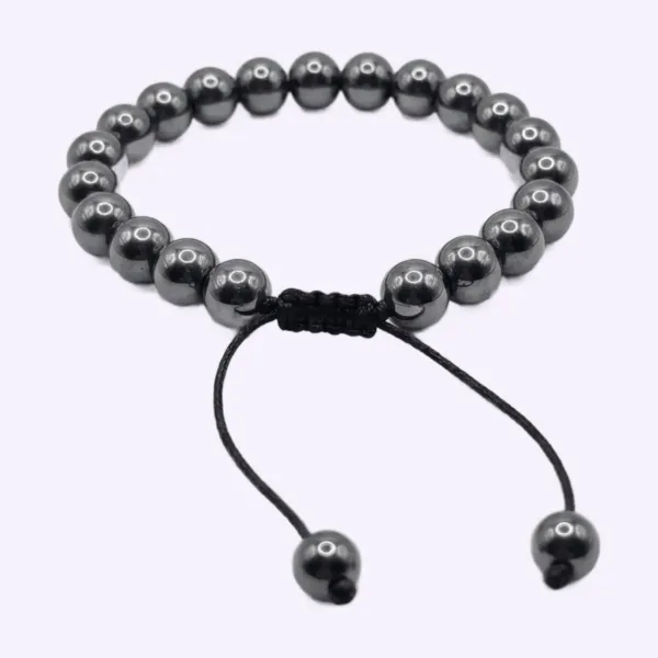 Pulsera de hematita natural