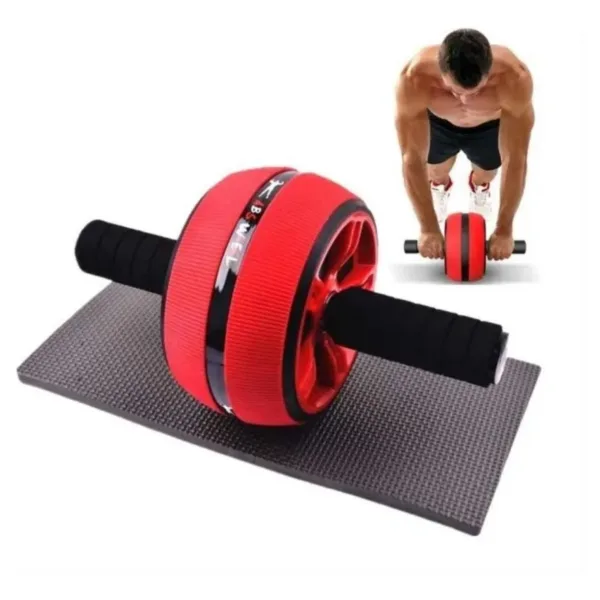 Rueda abdominal ancha con rodillera