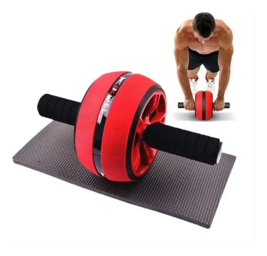 Rueda abdominal ancha con rodillera