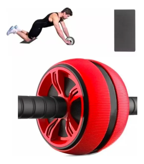 Rueda abdominal ancha con rodillera