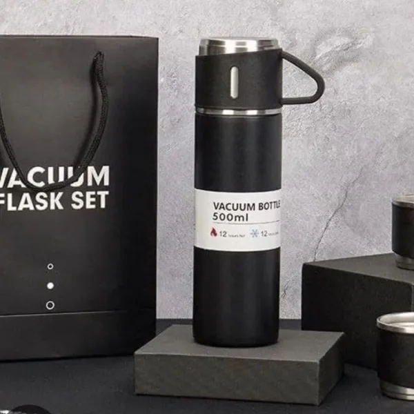 Set de termo de 500 ml con tazas