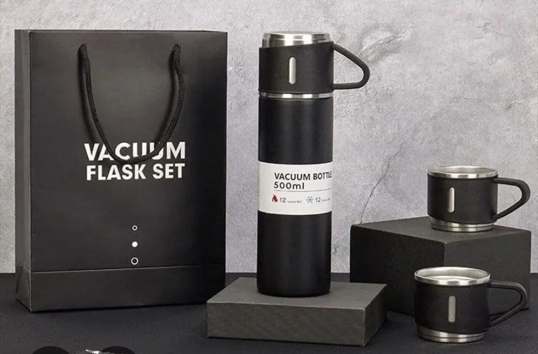 Set de termo de 500 ml con tazas