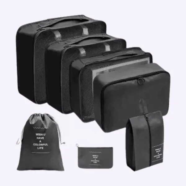Set organizador de maleta de 7 piezas