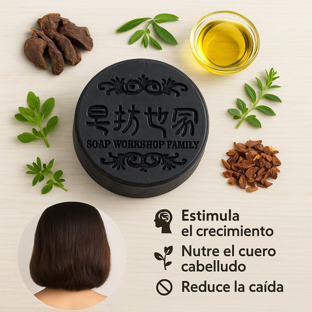 Shampoo sólido en barra x2