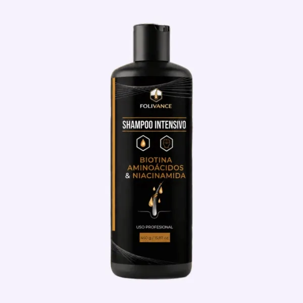 Shampoo fortalecedor con biotina y niacinamida