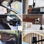 Soporte de celular para el retrovisor