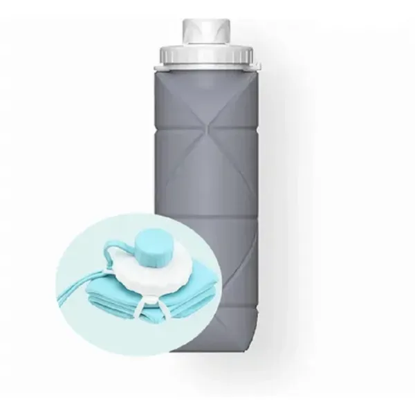 Botella plegable de silicona