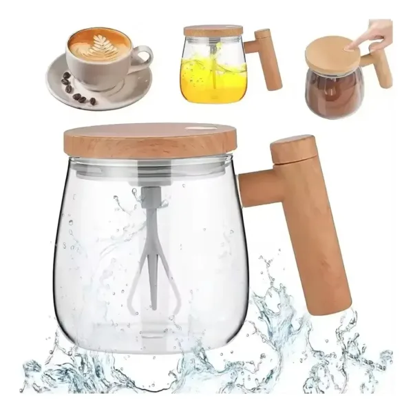 Vaso mezclador eléctrico de vidrio