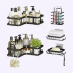 Set de 5 organizadores esquineros para la ducha