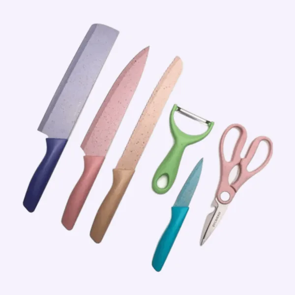 Set de cuchillos de cocina de 6 piezas